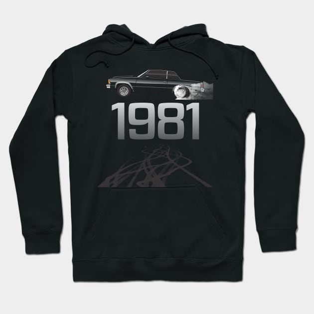 Multi-Color Body Option Apparel 1981 Wheelie Hoodie by JRCustoms44